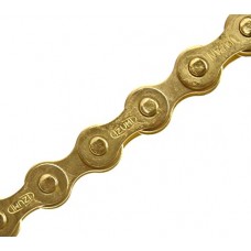 Izumi Gold Single-Speed Bicycle Chain 1/2" x 1/8" 116-Links - B00OMR52C8